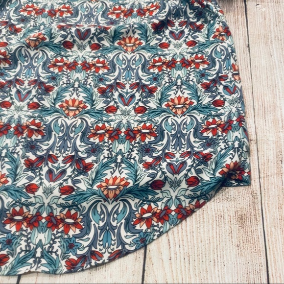 LOFT Scroll Flutter Sleeve Top - Picture 9 of 11